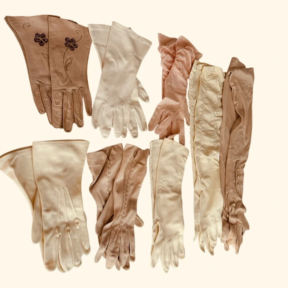 Bundle Vintage Ladies Gloves